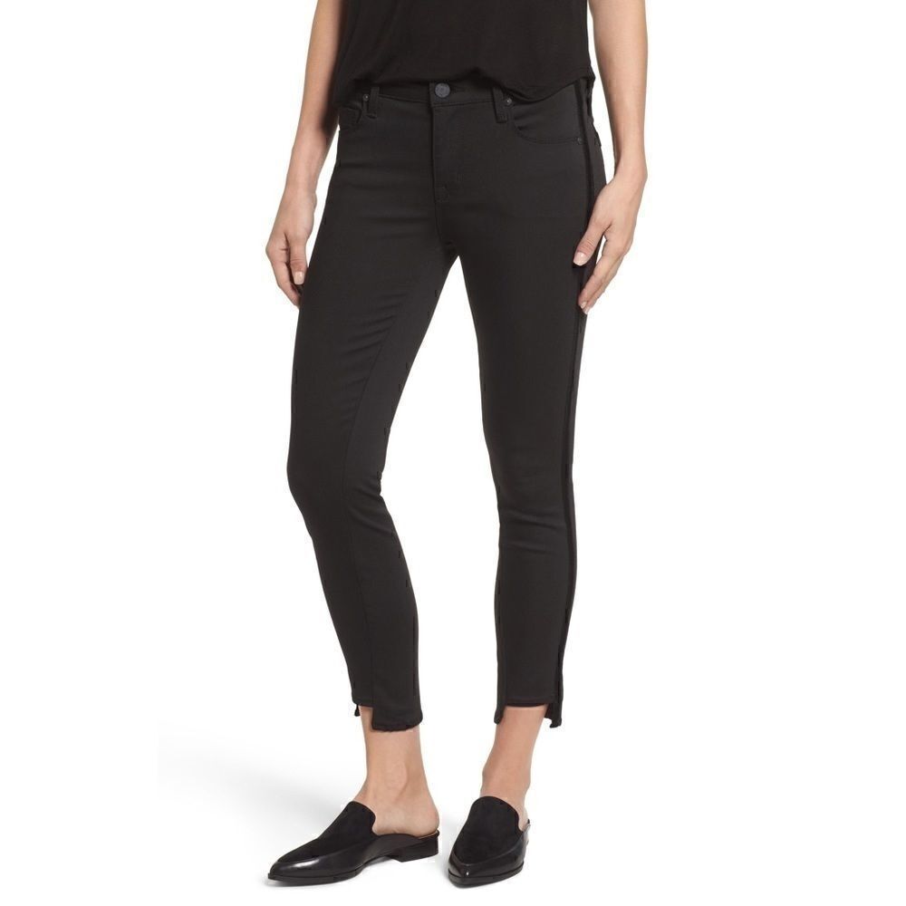 Parker Smith Twisted Tuxedo Cropped Jeans